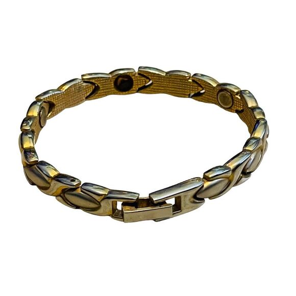 10/$25🦋 Stainless Steel Gold Plated Magnetic XOXO Bracelet - Picture 7 of 16